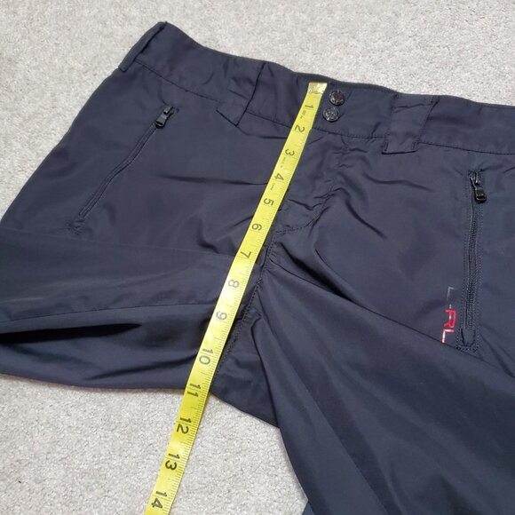 L-RL RALPH LAUREN ACTIVE Water Resistant Golf Pants Straight Black Women 4 x 31" - Picture 12 of 14